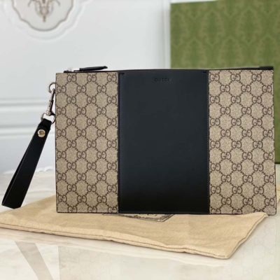 Wholesale Luxury Gucci Beige Canvas Pouch