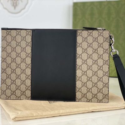 Alternative view of Wholesale Luxury Gucci Beige Canvas Pouch