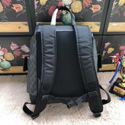 Alternative view of Wholesale Luxury Gucci Aaa-Black Motif Backpack