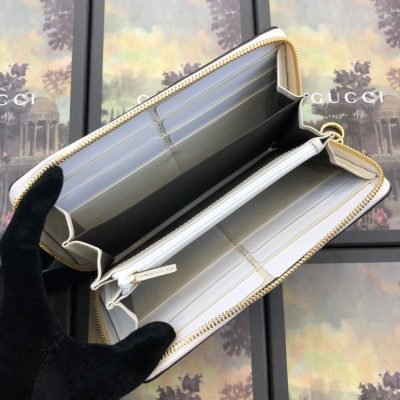 Alternative view of Wholesale Luxury Gucci Ophidia Zip Around Wallet Black/White