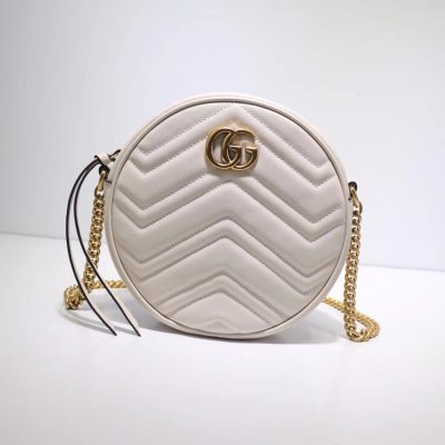 Alternative view of Wholesale Luxury Gucci Marmont Mini Round Shoulder Bag