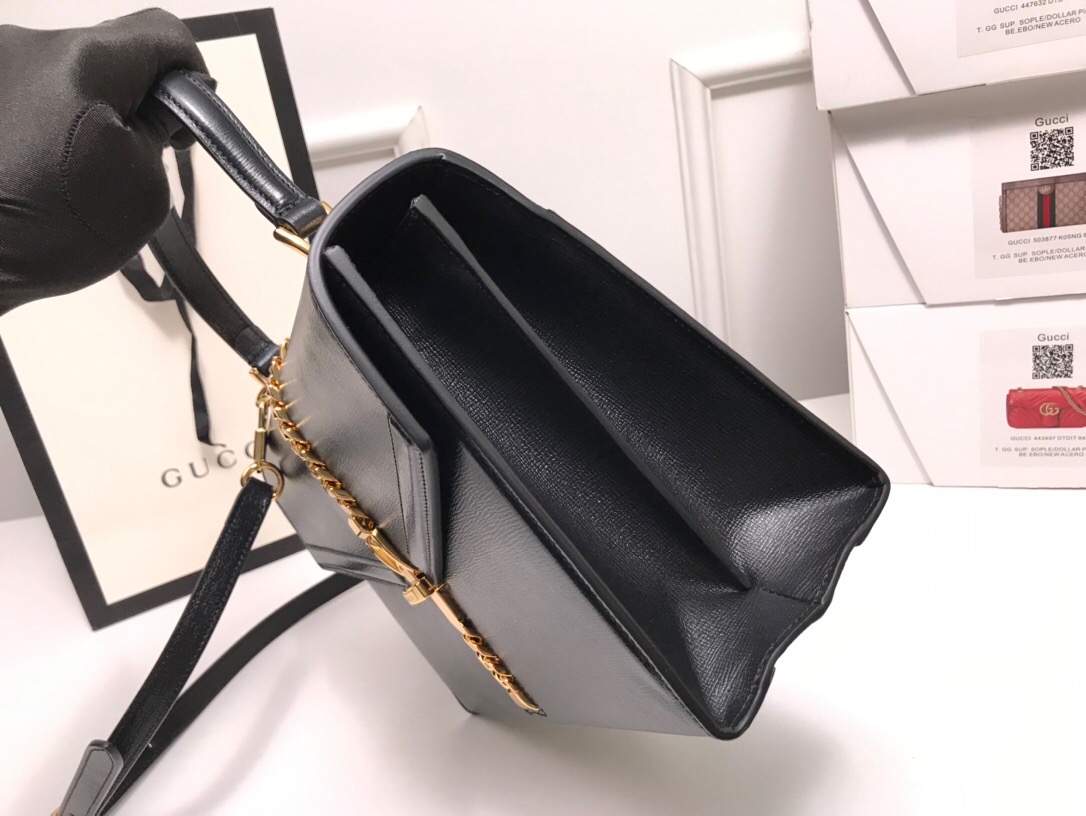 Wholesale Luxury Gucci Sylvie 1969 Small Top Handle Bag - Image 3