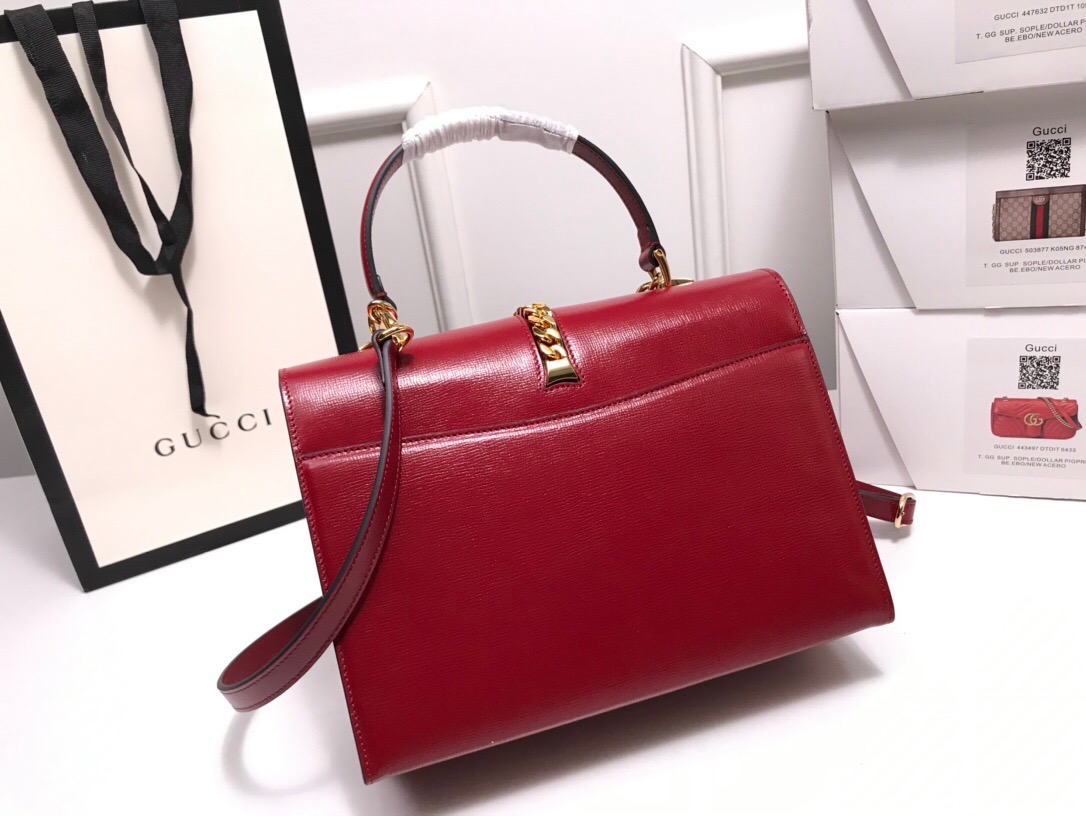 Wholesale Luxury Gucci Sylvie 1969 Small Top Handle Bag - Image 8