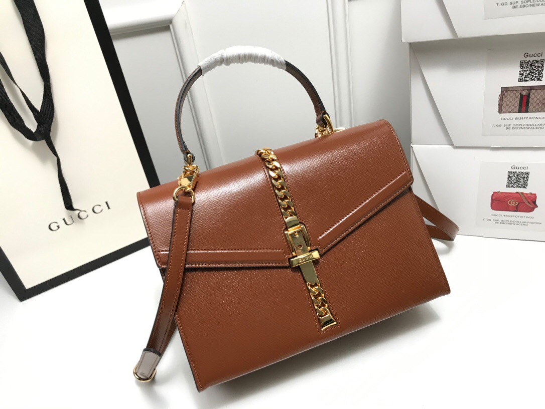 Wholesale Luxury Gucci Sylvie 1969 Small Top Handle Bag - Image 5