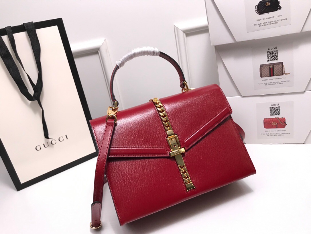 Wholesale Luxury Gucci Sylvie 1969 Small Top Handle Bag - Image 7