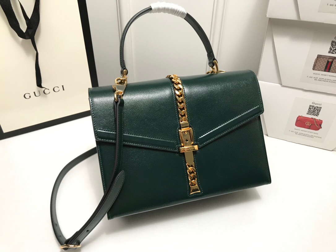 Wholesale Luxury Gucci Sylvie 1969 Small Top Handle Bag - Image 9
