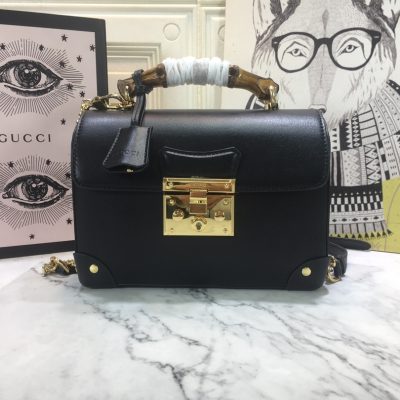 Wholesale Luxury Gucci Padlock Small Bamboo Shoulder Bag 603221