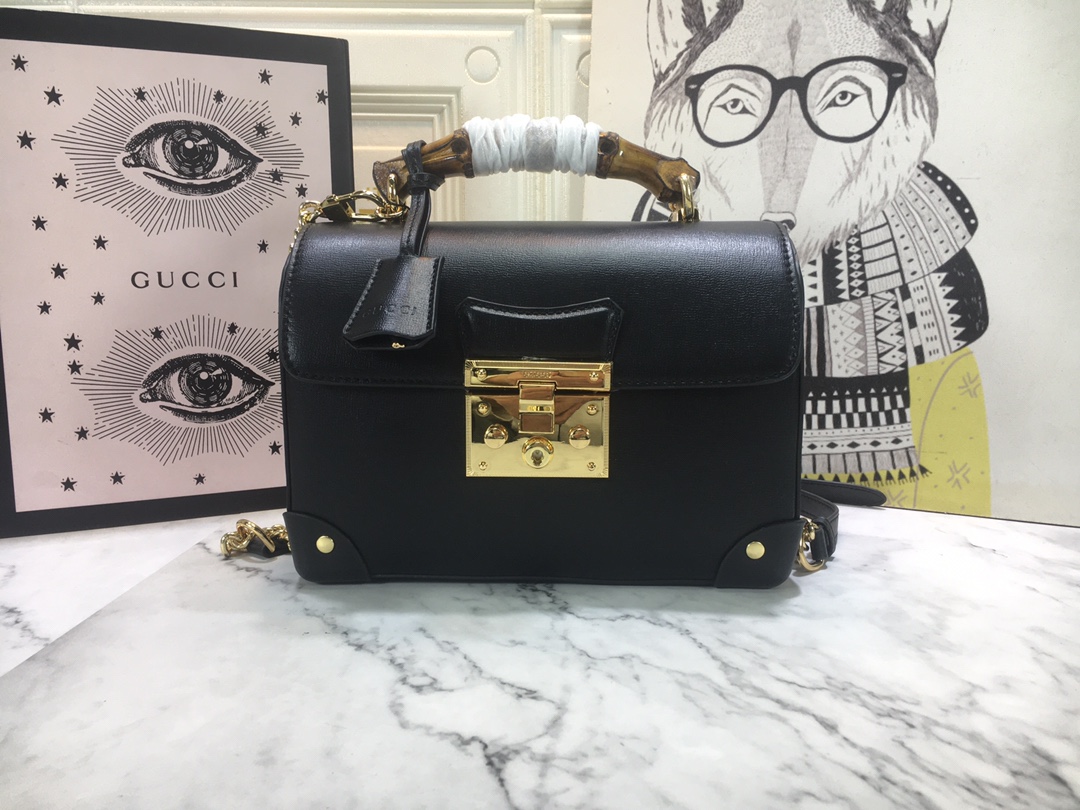 Wholesale Luxury Gucci Padlock Small Bamboo Shoulder Bag 603221