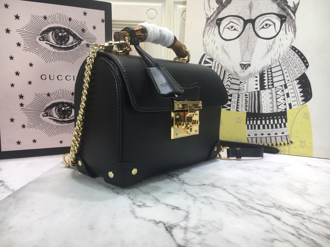 Wholesale Luxury Gucci Padlock Small Bamboo Shoulder Bag 603221 - Image 3
