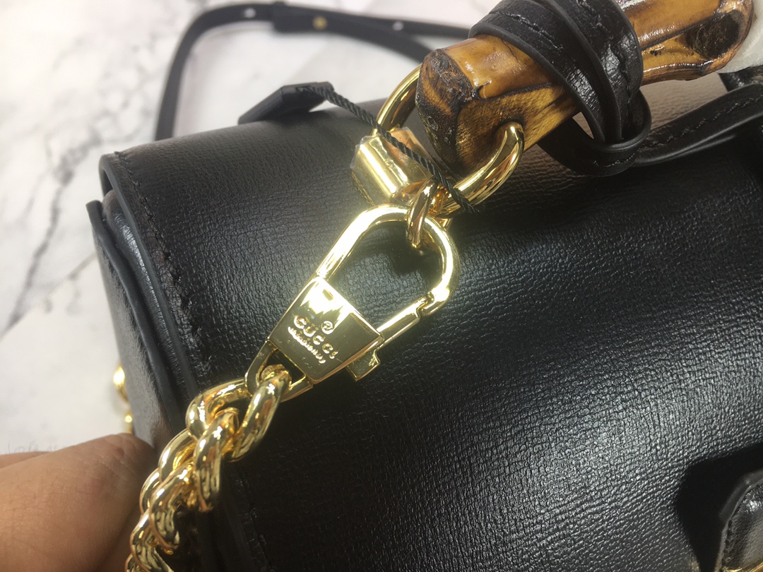 Wholesale Luxury Gucci Padlock Small Bamboo Shoulder Bag 603221 - Image 8