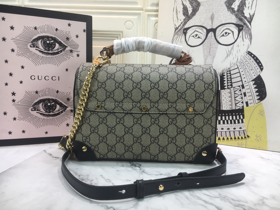 Wholesale Luxury Gucci Padlock Small Bamboo Shoulder Bag 603221 - Image 11