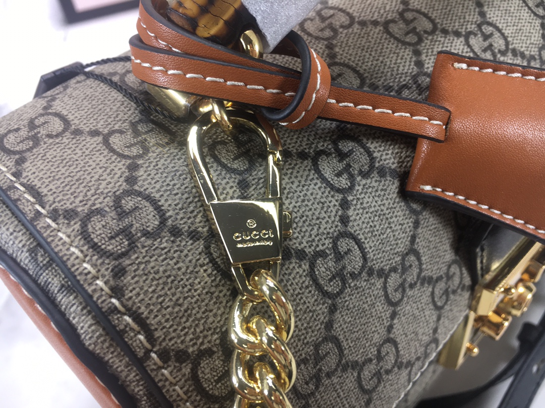 Wholesale Luxury Gucci Padlock Small Bamboo Shoulder Bag 603221 - Image 12