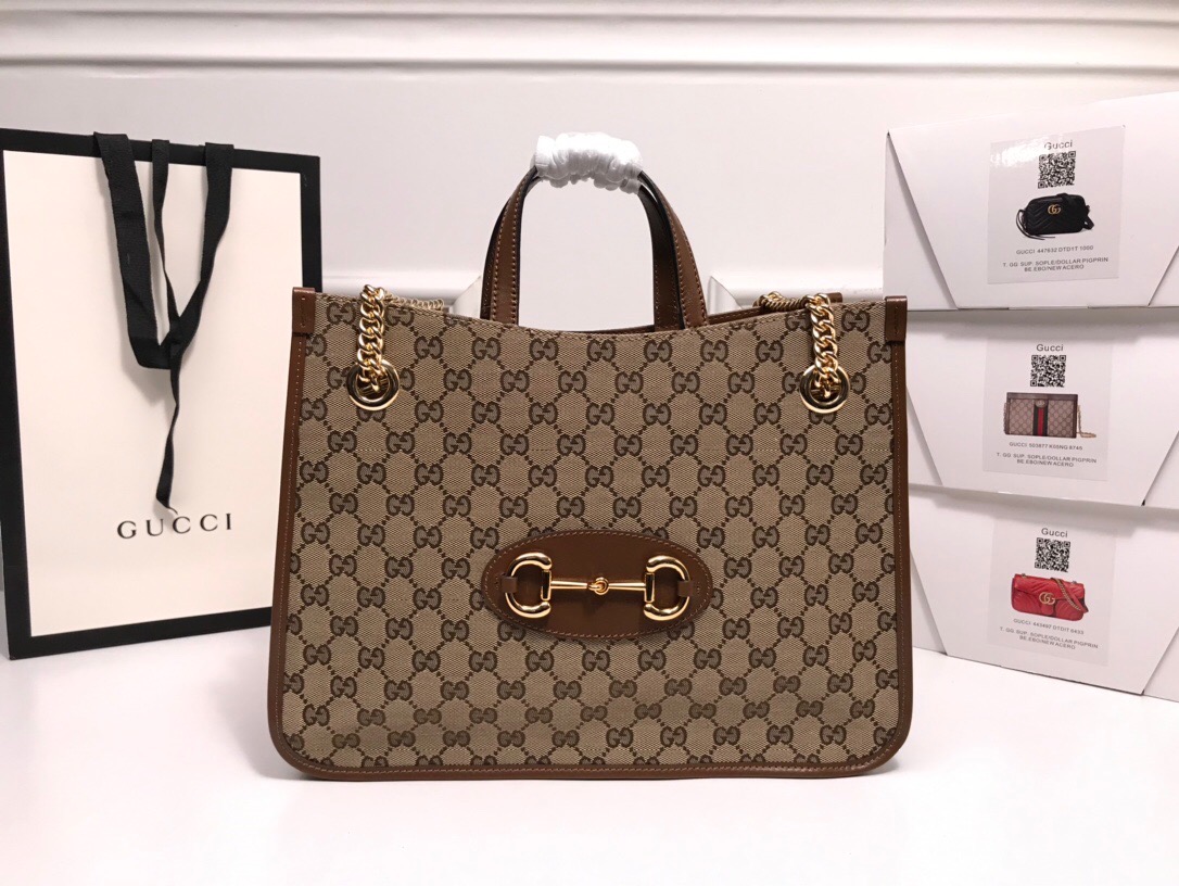 Wholesale Luxury Gucci Horsebit 1955 Medium Tote Bag - Image 5