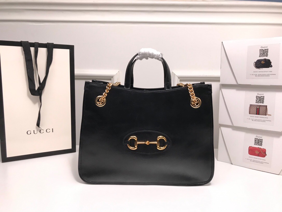 Wholesale Luxury Gucci Horsebit 1955 Medium Tote Bag