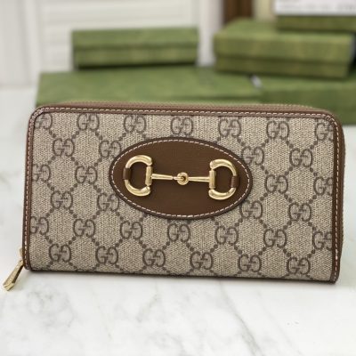 Alternative view of Wholesale Luxury Gucci Horsebit 1955 Zip Around Wallet