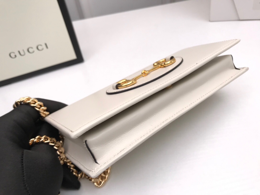 Wholesale Luxury Gucci Horsebit 1955 Wallet With Chain - Image 8