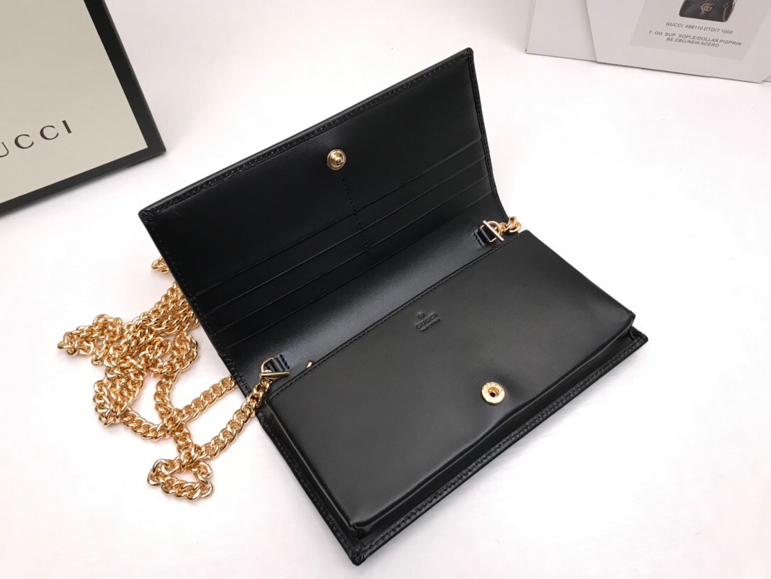 Wholesale Luxury Gucci Horsebit 1955 Wallet With Chain - Image 6