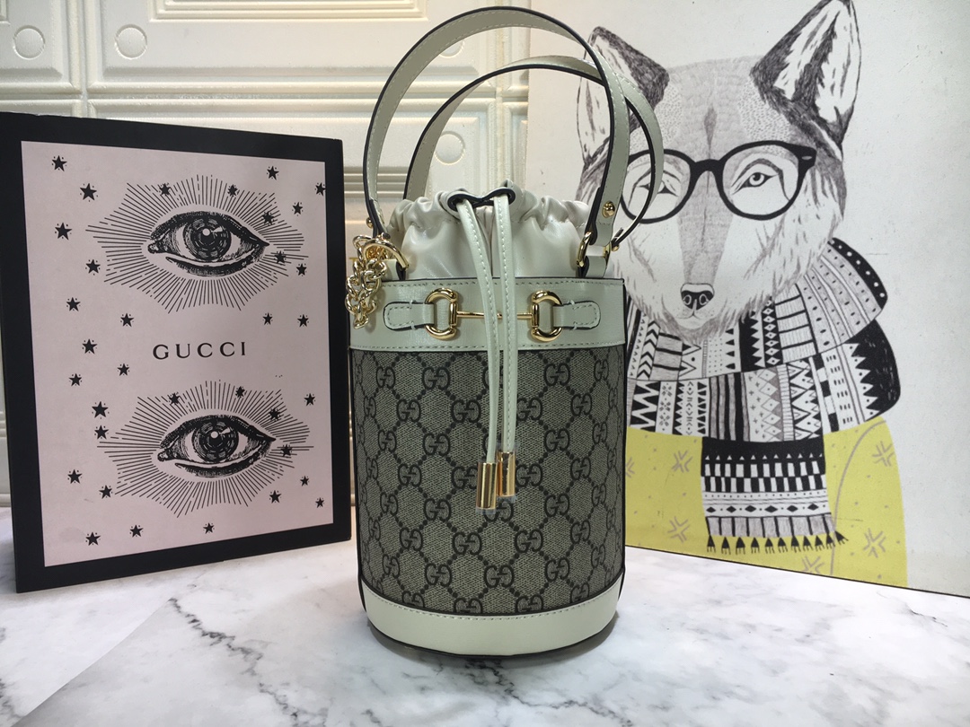 Wholesale Luxury Gucci Horsebit 1955 Small Bucket Bag 637115
