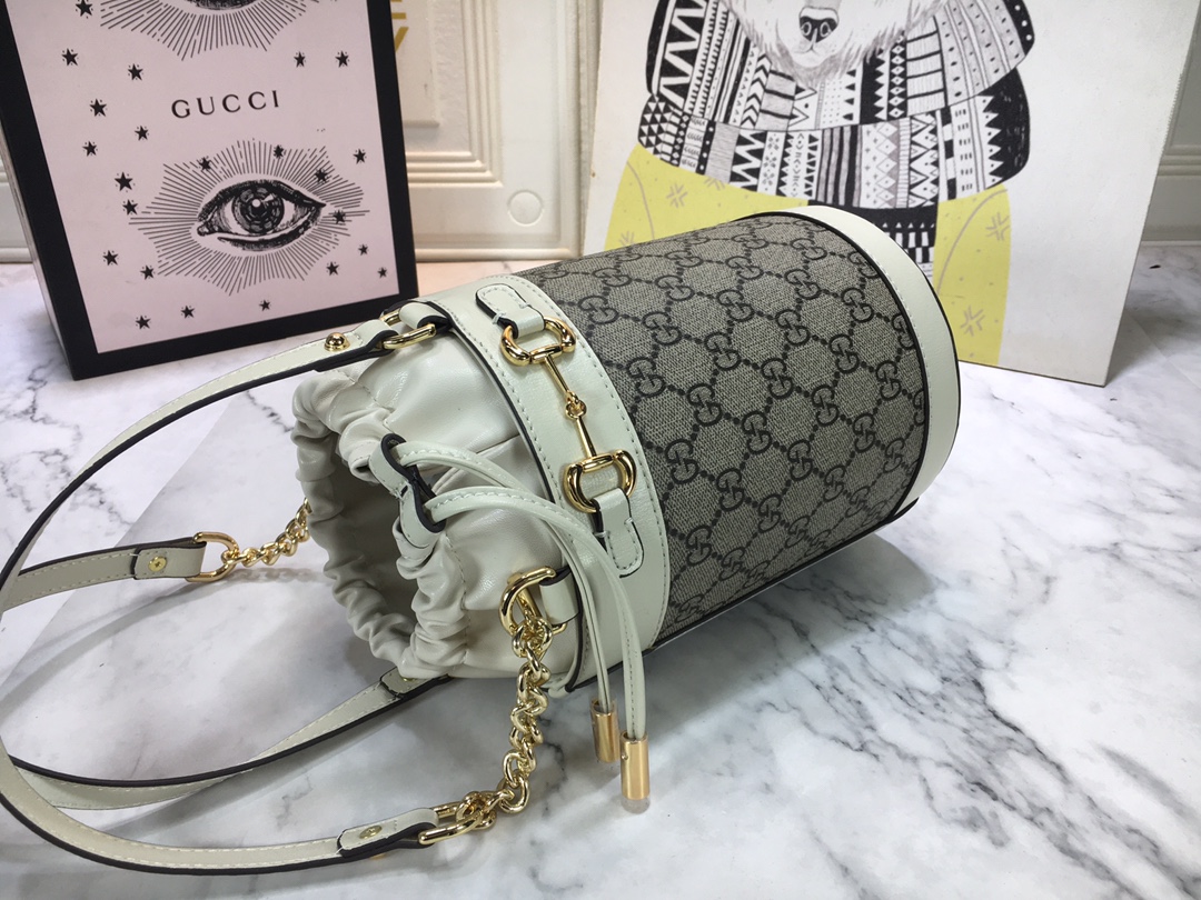 Wholesale Luxury Gucci Horsebit 1955 Small Bucket Bag 637115 - Image 4