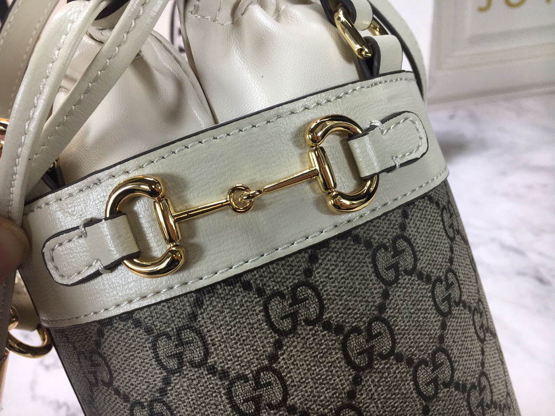 Wholesale Luxury Gucci Horsebit 1955 Small Bucket Bag 637115 - Image 7