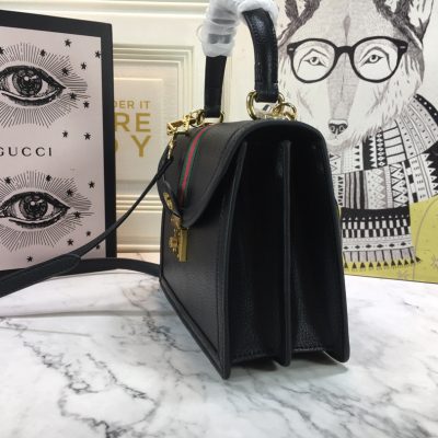 Alternative view of Wholesale Luxury Gucci Ophidia Small Top Handle Bag With Web Black/White