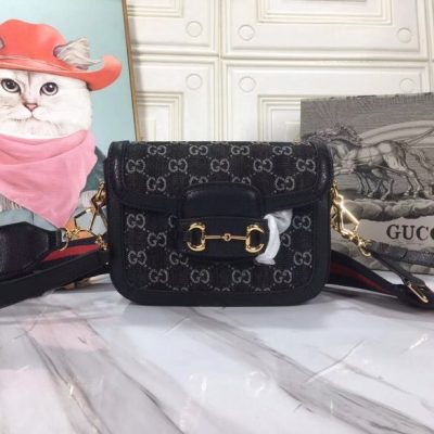 Wholesale Luxury Gucci Double G Horsebit 1955 Gg Mini Bag 658574