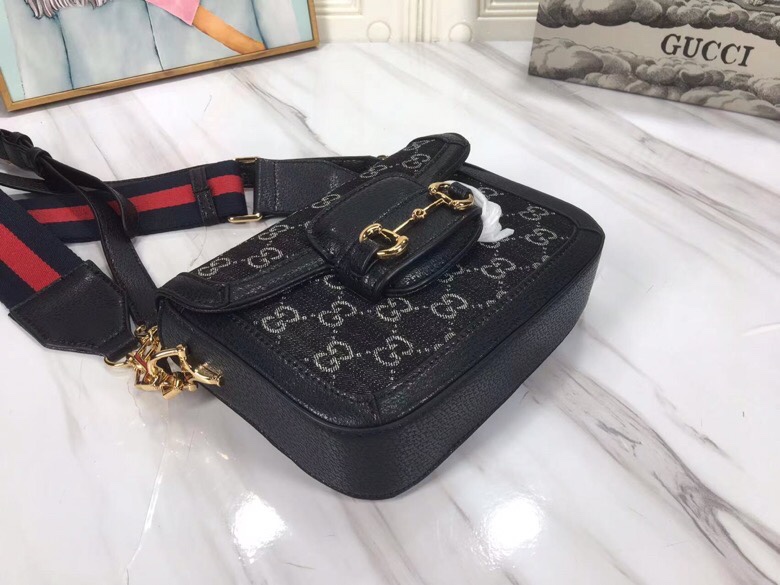 Wholesale Luxury Gucci Double G Horsebit 1955 Gg Mini Bag 658574 - Image 3