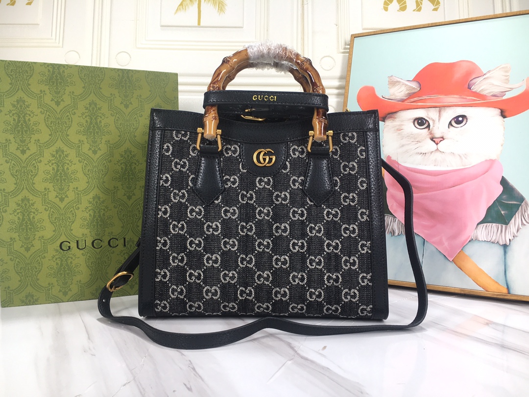 Wholesale Luxury Gucci Diana Jumbo Gg Small Tote Bag 660195