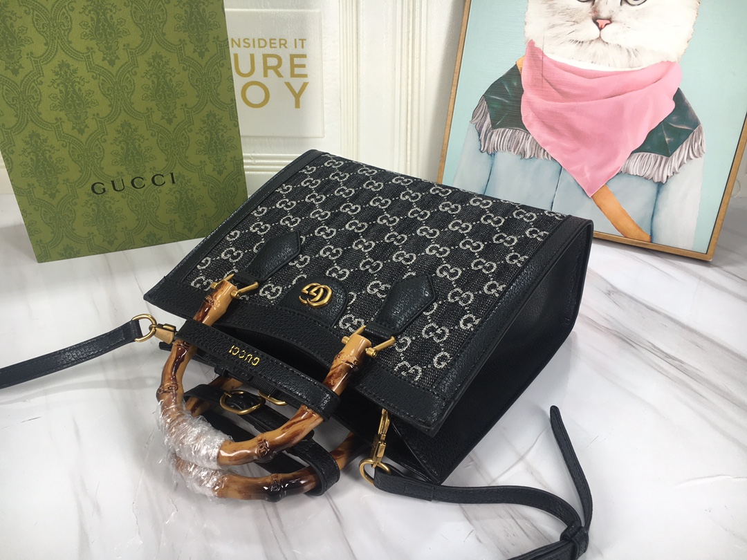 Wholesale Luxury Gucci Diana Jumbo Gg Small Tote Bag 660195 - Image 4