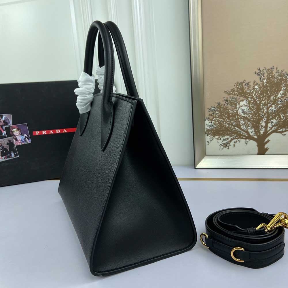 Wholesale Luxury Prada Medium Saffiano Leather Monochrome Bag 1Ba155(66158) - Image 8
