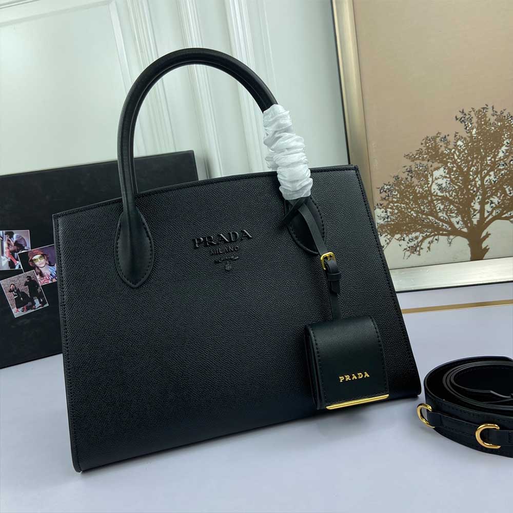 Wholesale Luxury Prada Medium Saffiano Leather Monochrome Bag 1Ba155(66158) Wine - Image 11