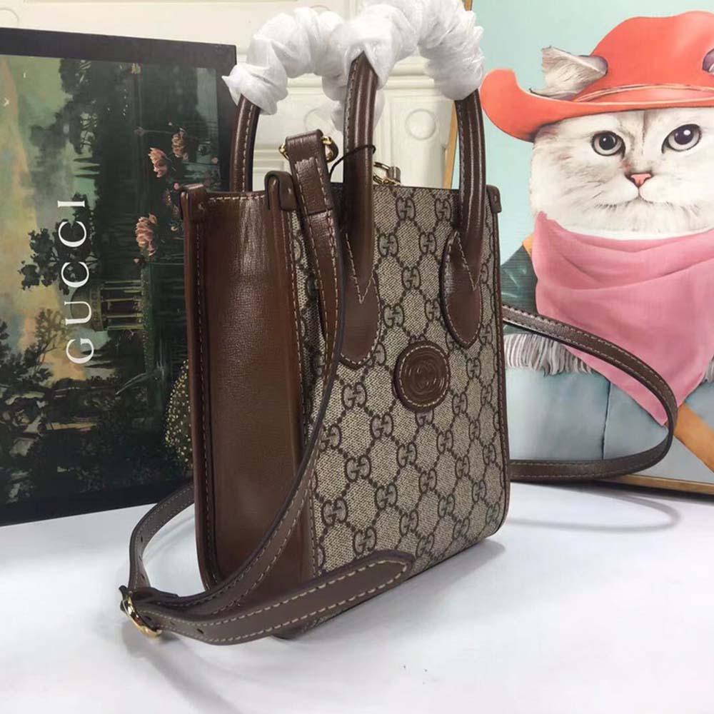 Wholesale Luxury Gucci Mini Tote Bag With Interlocking G 671623 - Image 9