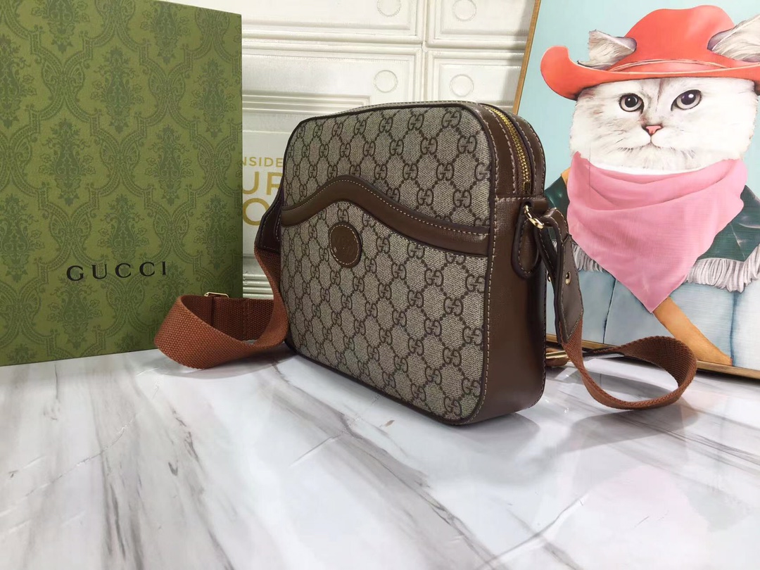 Wholesale Luxury Gucci Messenger Bag With Interlocking G 675891 - Image 3