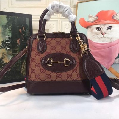 Wholesale Luxury Gucci Horsebit 1955 Mini Top Handle Bag 677212