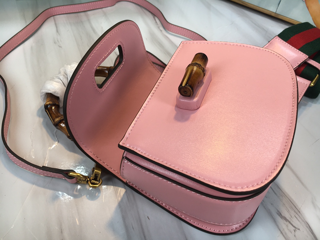 Wholesale Luxury Gucci Double G Bamboo 1947 Mini Top Handle Bag - Image 25