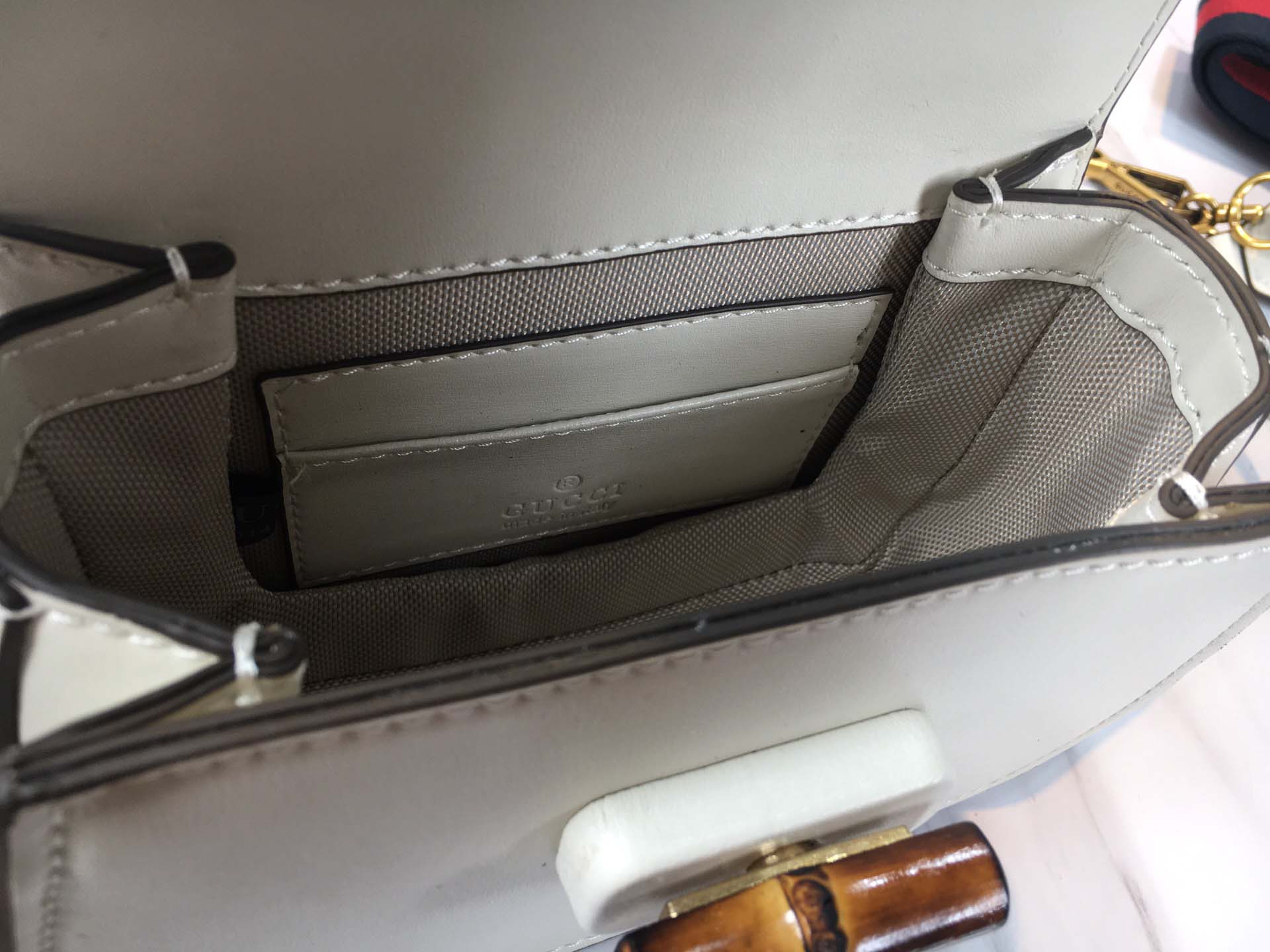 Wholesale Luxury Gucci Double G Bamboo 1947 Mini Top Handle Bag - Image 6