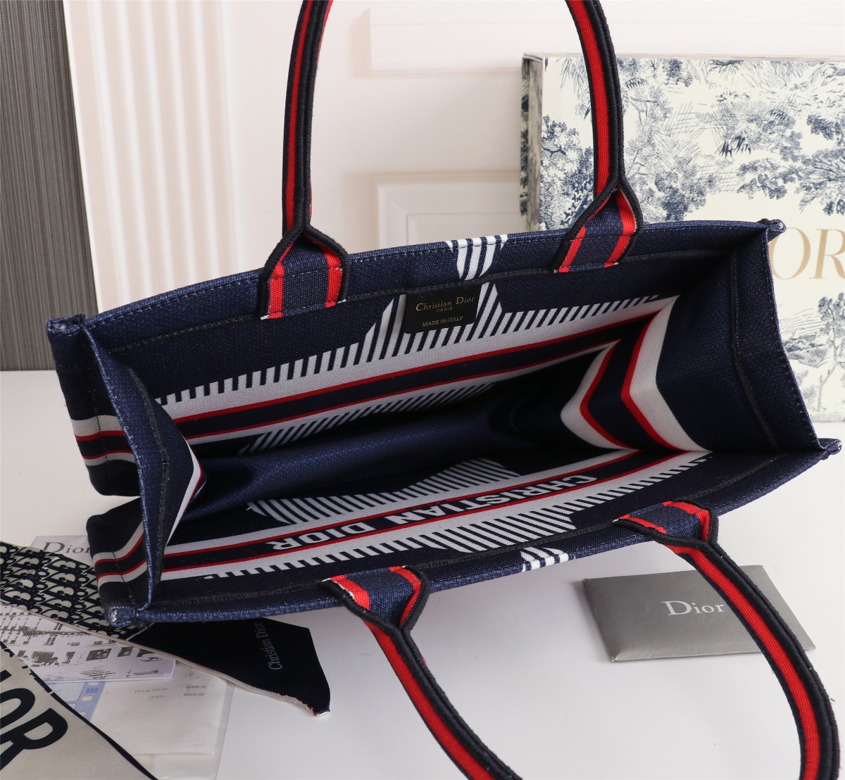 Wholesale Luxury Dior Vintage Oblique Book Tote 9898 42/36Cm - Image 9