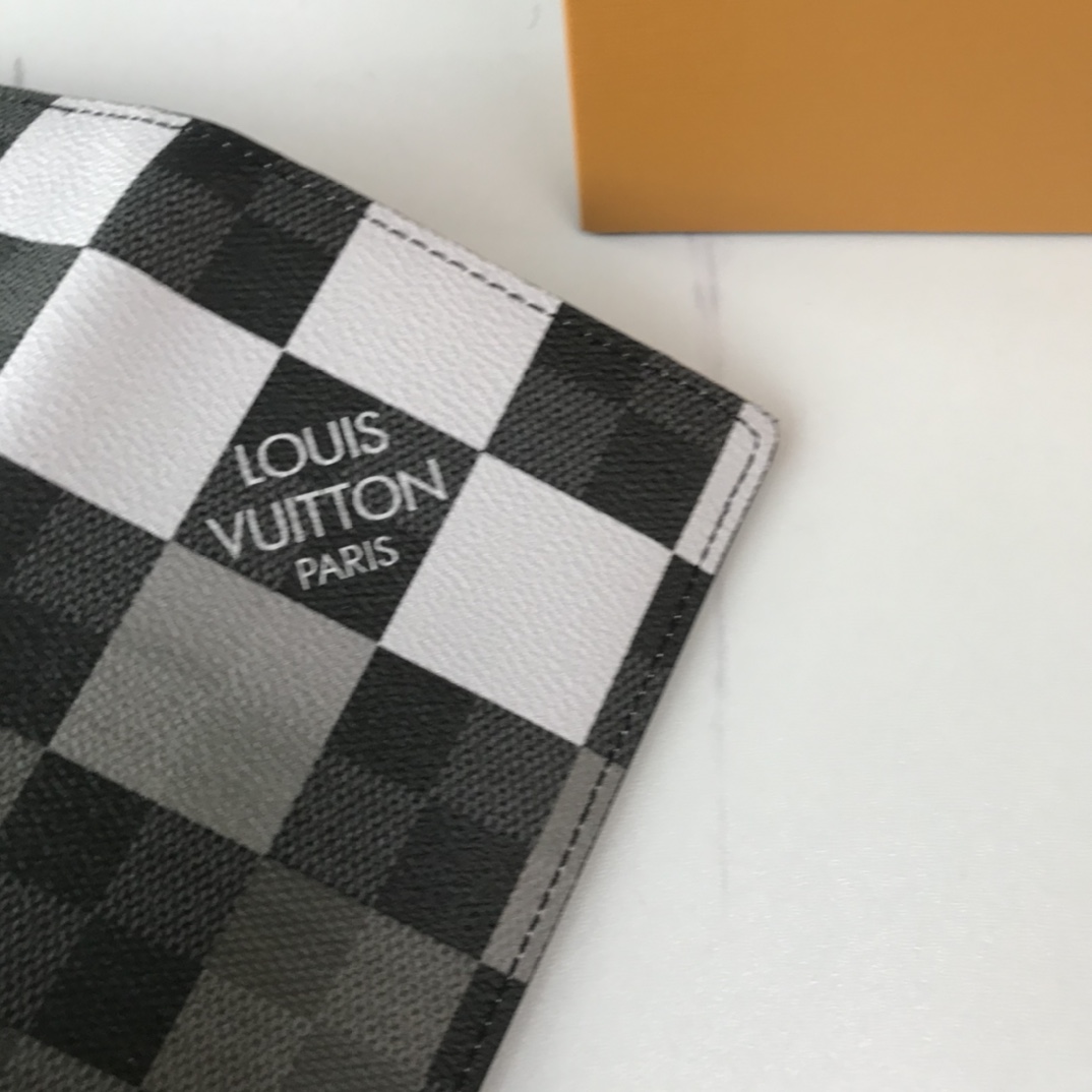 Wholesale Luxury Louis Vuitton Brazza Wallet N40415 White/Blue/Orange - Image 6