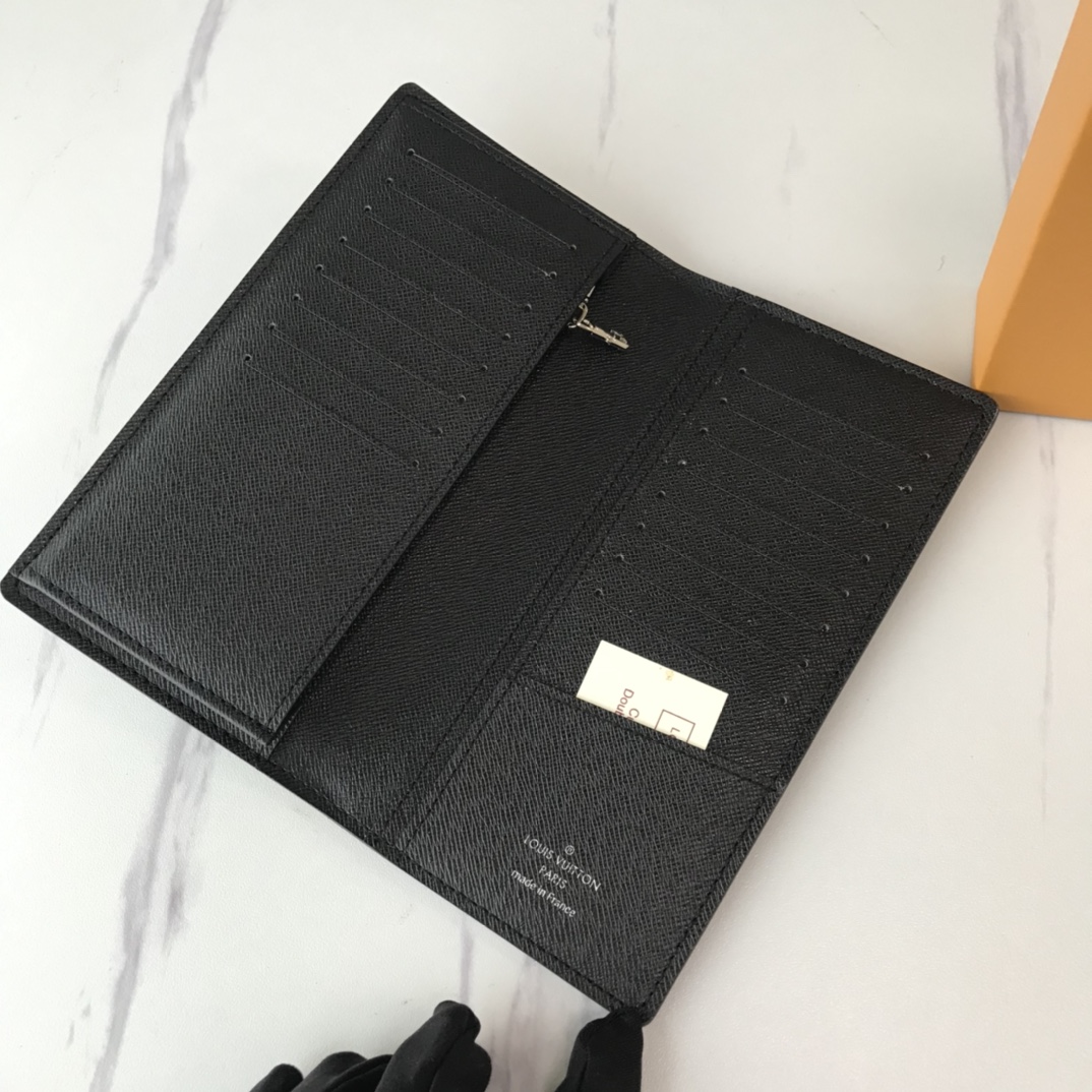 Wholesale Luxury Louis Vuitton Brazza Wallet N40415 White/Blue/Orange - Image 7