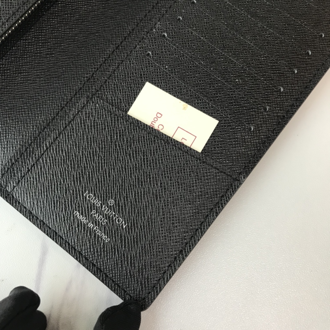 Wholesale Luxury Louis Vuitton Brazza Wallet N40415 White/Blue/Orange - Image 8
