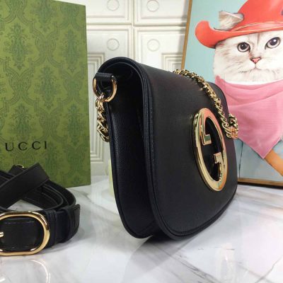 Alternative view of Wholesale Luxury Gucci Blondie Shoulder Bag Black/White