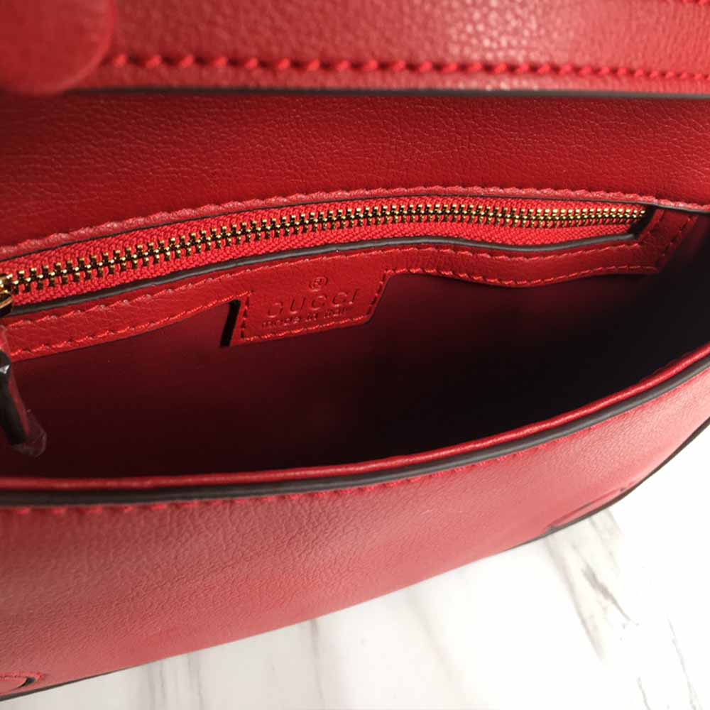 Wholesale Luxury Gucci Blondie Shoulder Bag Brown/Red - Image 15