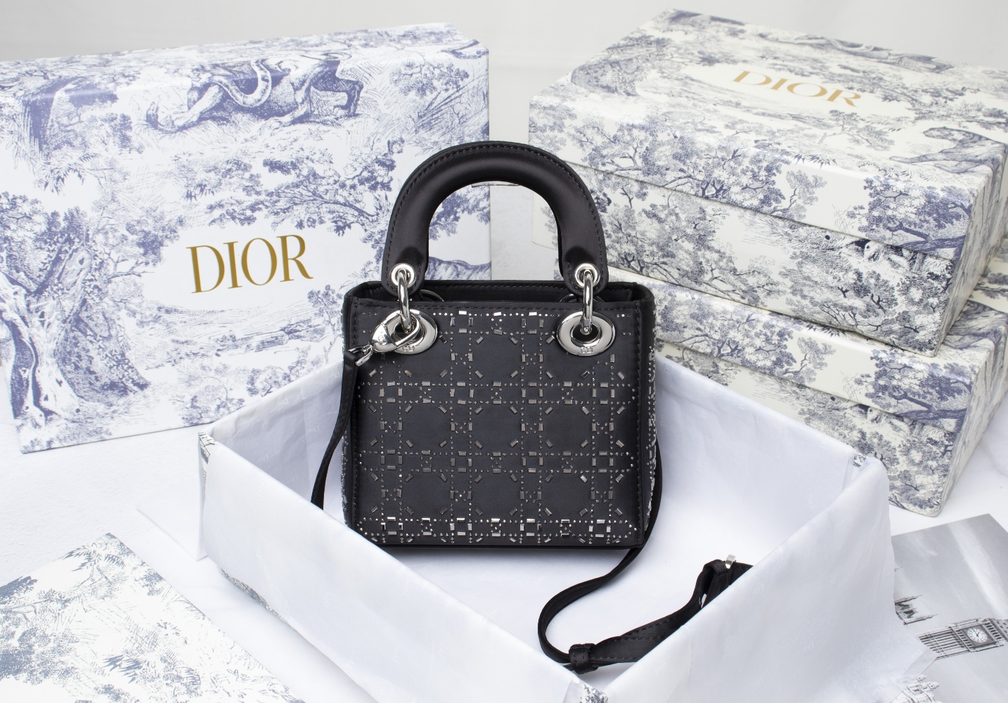 Wholesale Luxury Dior Aaa-Mini Lady Bag Cd-2028 - Image 3