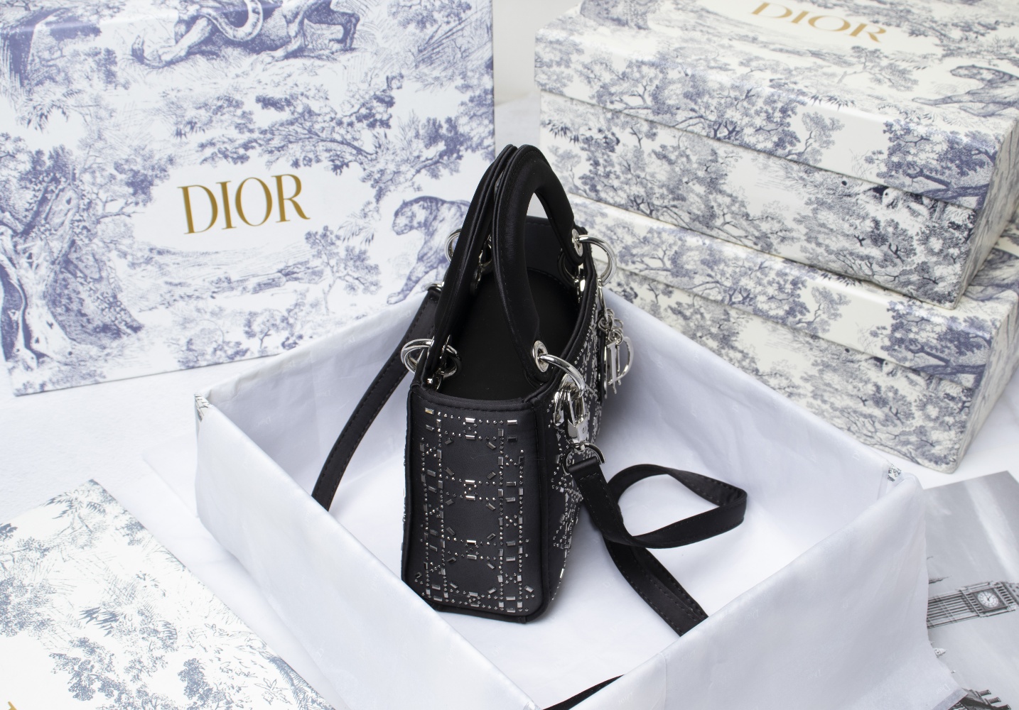 Wholesale Luxury Dior Aaa-Mini Lady Bag Cd-2028 - Image 7