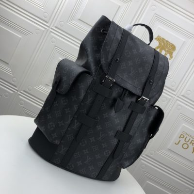 Wholesale Luxury Louis Vuitton Aaa-Christopher Pm M43735 Mono Black