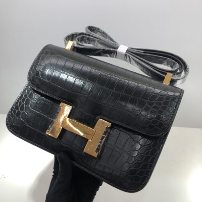Alternative view of Wholesale Luxury Hermes Constance Crocodile Leather Pattern Cross Body Bag