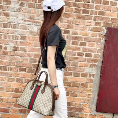 Wholesale Luxury Gucci Ophidia Medium Top Handle Bag