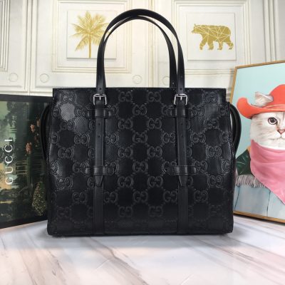 Wholesale Luxury Gucci Double G Embossed Tote Bag
