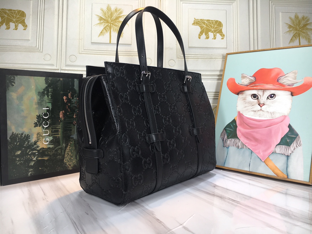 Wholesale Luxury Gucci Double G Embossed Tote Bag - Image 2
