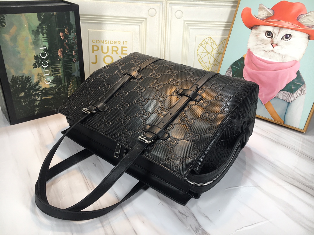 Wholesale Luxury Gucci Double G Embossed Tote Bag - Image 3